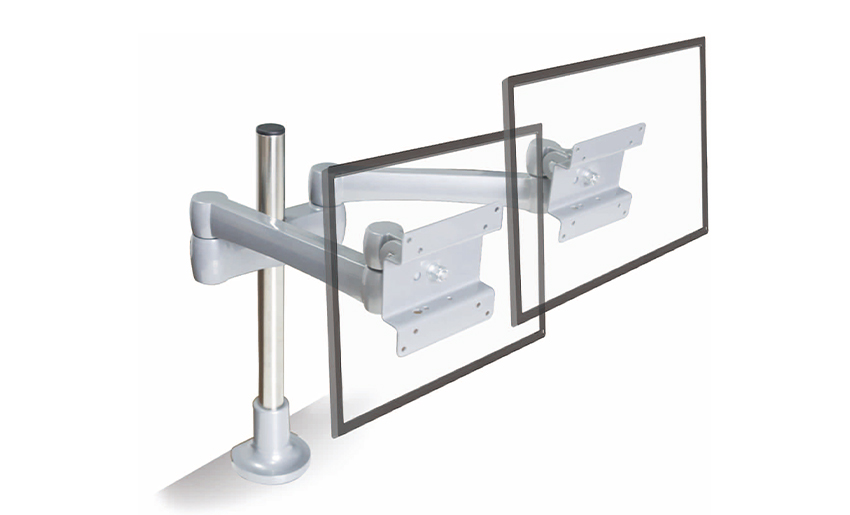 17''-27'' Ekran Kolu İçin Çift Monitör Montajı